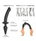 DILDO SWTICH PLUG-IN SEMI-REALISTICO NERO L