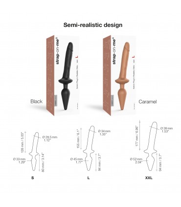 DILDO SWTICH PLUG-IN REALISTIC NEGRO S