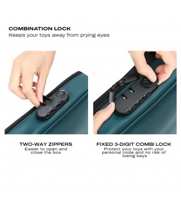 DISCREET BOX GREEN TOY BAG