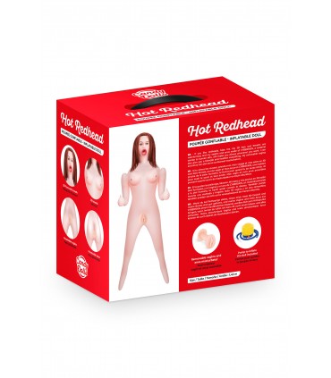 POUPÉE GONFLABLE HOT REDHEAT