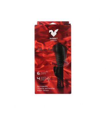 SILVER FOX RECHARGEABLE THRUSTING AND ROTATING RABBIT VIBRATOR