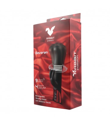 LAPIN VIBRANT RECHARGEABLE BEVEREN AVEC BILLES ROTATIVES