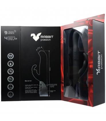 LAPIN VIBRANT RECHARGEABLE BEVEREN AVEC BILLES ROTATIVES