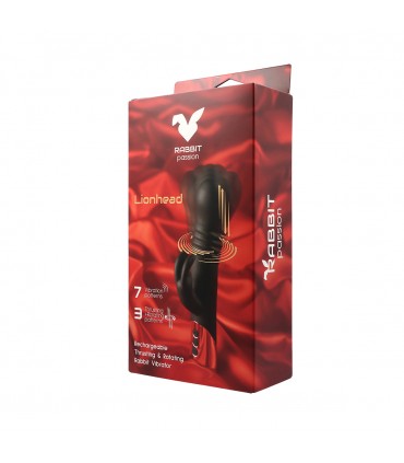 LIONHEAD WIEDERAUFLADBARER SCHUB- UND ROTIERENDER KANINCHENVIBRATOR