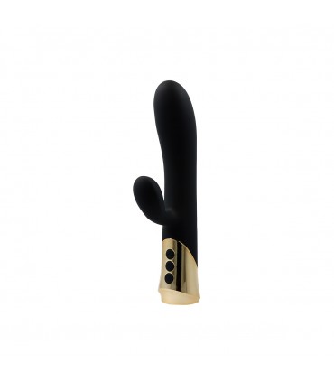 VIBRATEUR RECHARGEABLE EN SILICONE CANNELLE AVEC LAPIN TAPING