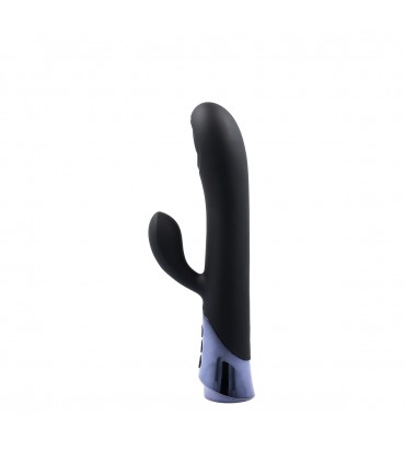 VIBRATEUR RECHARGEABLE EN SILICONE HAVANA AVEC LAPIN TAPING ET TIGE TAPING