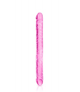 DILDO DOBLE ROSA 34 CM