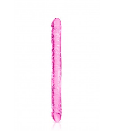 DILDO DOBLE ROSA 34 CM