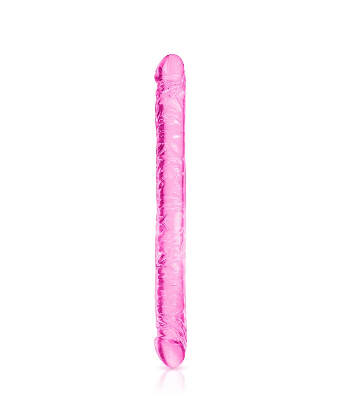 DILDO DOBLE ROSA 34 CM