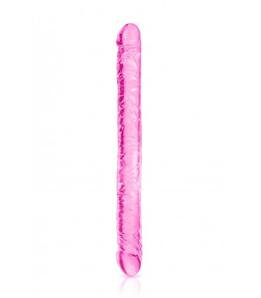 DILDO DOBLE ROSA 44 CM