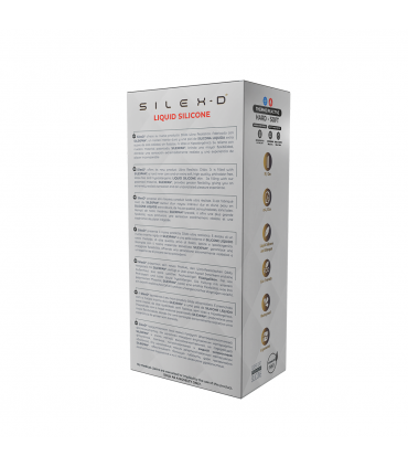 SILEXD DILDO REALÍSTICO SILICONA LÍQUIDA 8"
