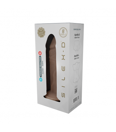 SILEXD DILDO REALÍSTICO SILICONA LÍQUIDA 8"
