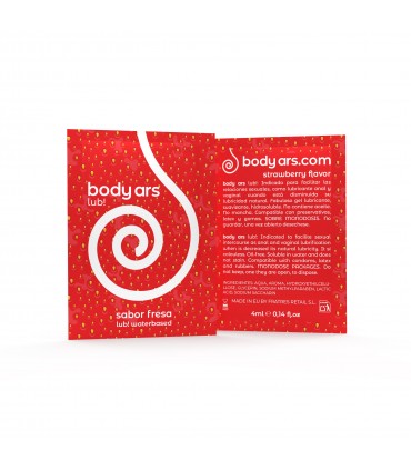 LUBRICANTE AGUA FRESA 100 MONODOSIS 4 ML