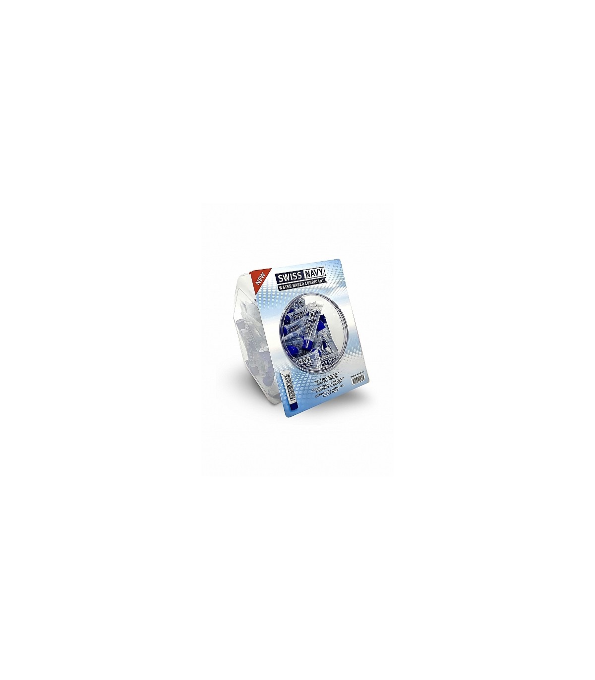 FISHBOWL LUBRICANTE SWISS NAVY BASE AGUA 50 UDS 