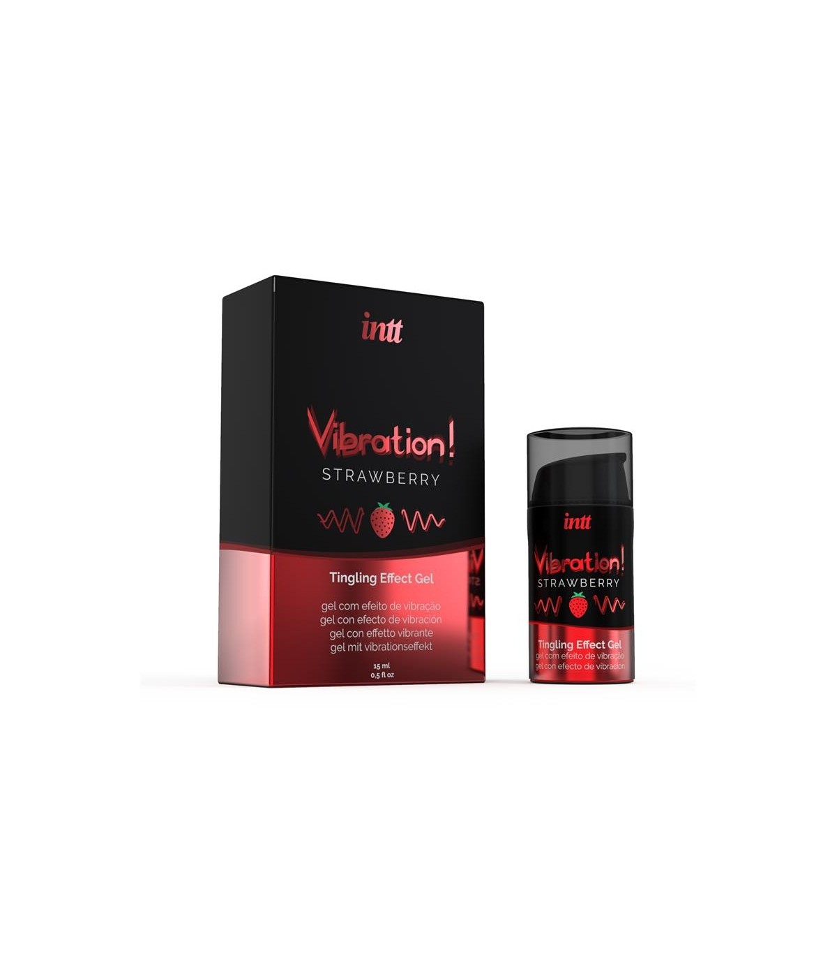 VIBRADOR LÍQUIDO INTT FRESA 15 ML