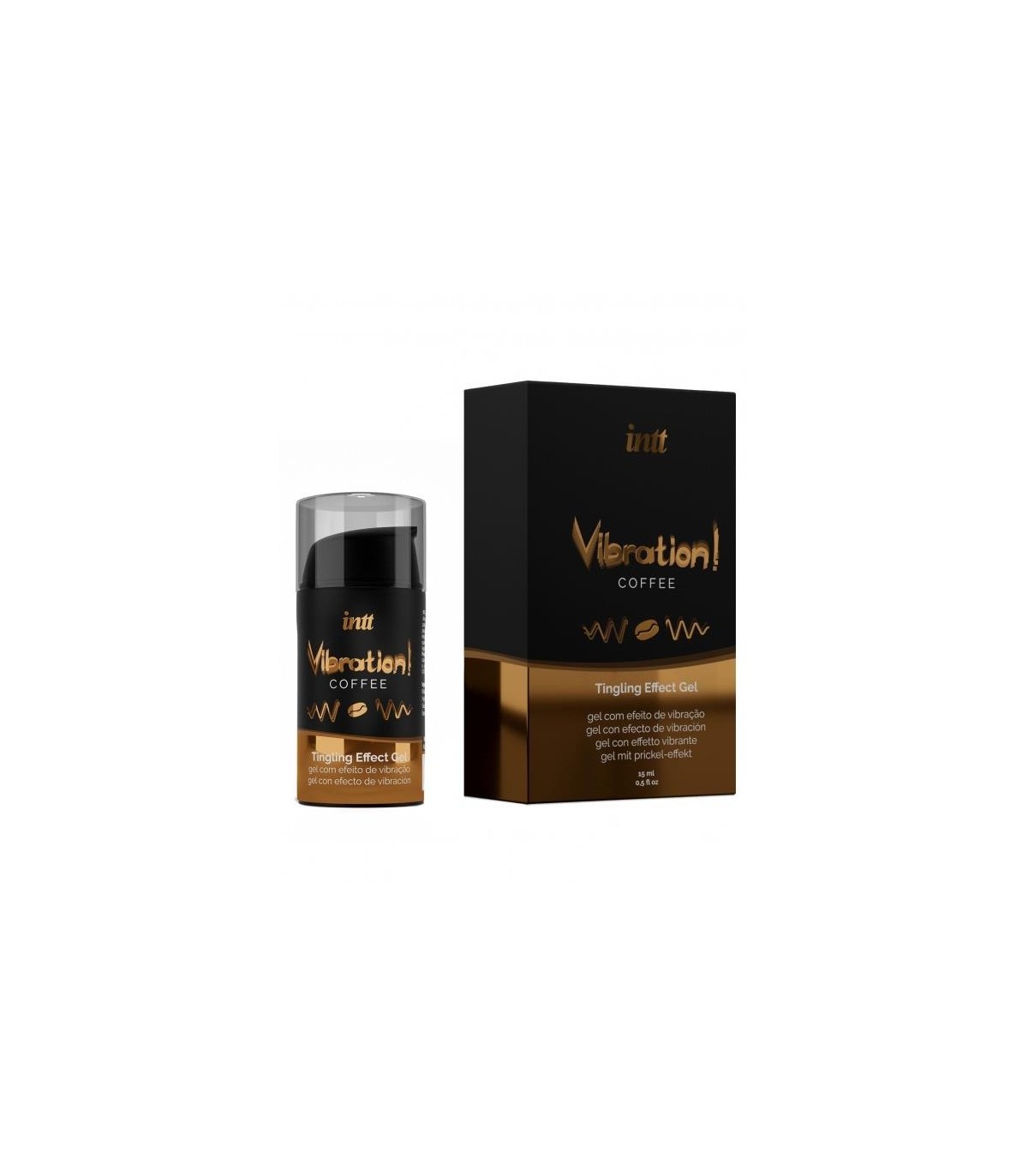 VIBRADOR LÍQUIDO INTT CAFÉ 15 ML
