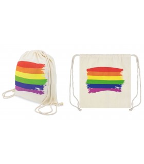 MOCHILA ALGODON BANDERA ARCOIRIS