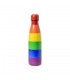 Bottiglia in metallo con bandiera arcobaleno da 790 ml