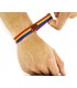 12 BRACELETS DE LUXE EN CAOUTCHOUC AVEC LE DRAPEAU ARC-EN-CIEL