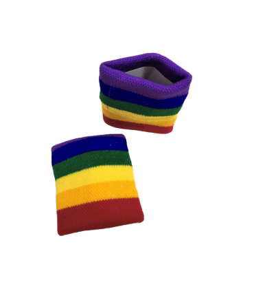 12 Regenbogenflaggen-Armbänder