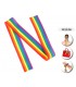 12 nastri con bandiera arcobaleno da 90 x 5 cm