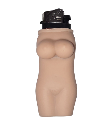 12 MECHERO CARNE CUERPO MUJER BOTE DE 12 UND