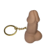 12 LLAVERO DE GOMA DURA DE PENE COLOR CARNE