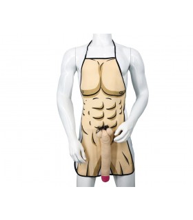 UOMO GREMBIULE CARNE GRANDE PENE LUNGO