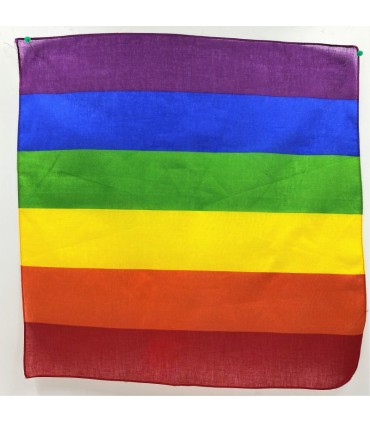 12 Baumwolltaschentücher mit Regenbogenflagge