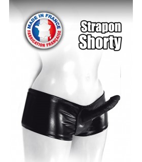 SHORTY STRAP-ON NEGRO