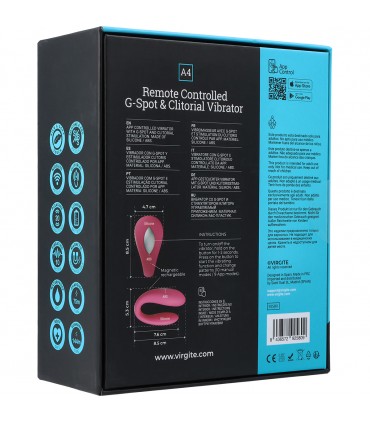 A4 REMOTE CONTROLLED G-SPOT & CLITORIAL VIBRATOR
