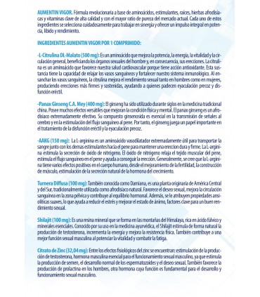 AUMENTIN VIGOR 16 CÁPSULAS