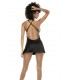 MOD. 7545 BABYDOLL NUDE/NOIR XL
