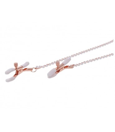 Collier Peach's 'N Cream avec pinces à tétons