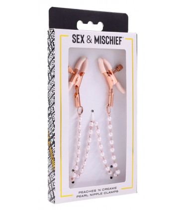 PEACHES N CREAME PEARL NIPPLE CLAMPS