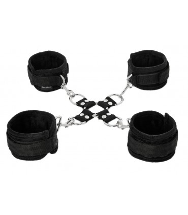5 PIECE HOG TIE & CUFF SET