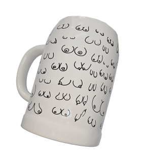 JARRA DE CERVEZA TETAS NEGRAS