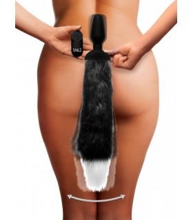 COLA PLUG ROTADOR/VIBRADOR USB ZORRO CON MANDO