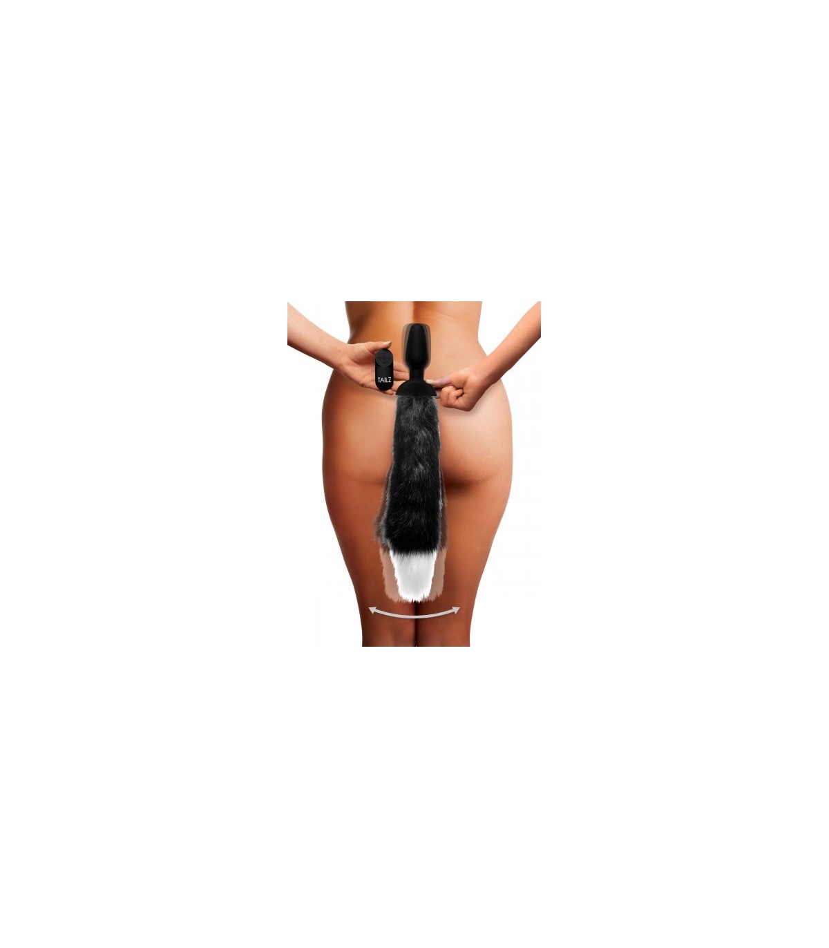 COLA PLUG ROTADOR/VIBRADOR USB ZORRO CON MANDO