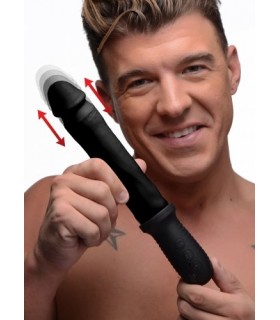 VIBRADOR-IMPULSOR USB SILICONA NEGRO 29"20 CM