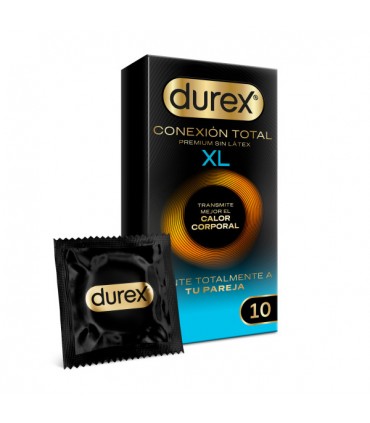 DUREX TOTAL CONNECTION SENZA LATTICE ULTRA-SOTTILE XL 10 UNITÀ