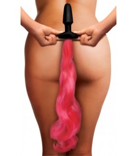 COLA PONI PLUG SILICONA ROSA INTENSO