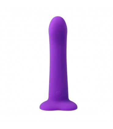 VIBRATING SILICONE DILDO "CUTE" W/ REMOTE CONTROL