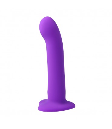 VIBRATING SILICONE DILDO "CUTE" W/ REMOTE CONTROL