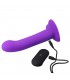VIBRATING SILICONE DILDO "CUTE" W/ REMOTE CONTROL