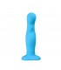VIBRATING SILICONE DILDO "LOVELY" W/ REMOTE CONTROL