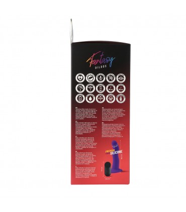 VIBRATING SILICONE DILDO "SWEET" W/ REMOTE CONTROL