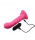 VIBRATING SILICONE DILDO "PINKY" W/ REMOTE CONTROL