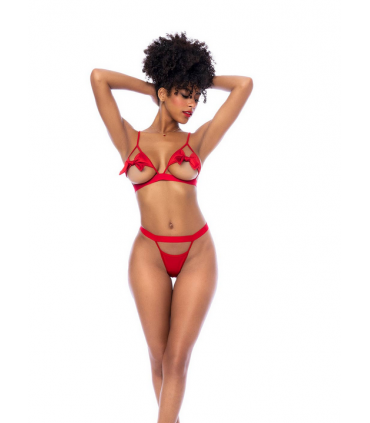 MOD. 8901 TWO PIECE SET RED S/M