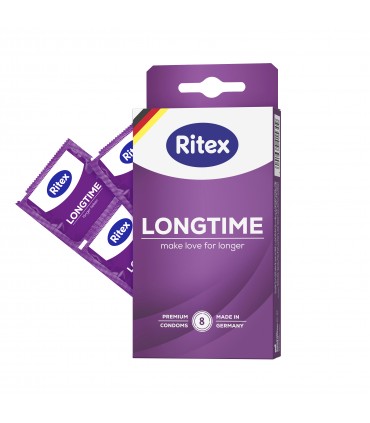PRESERVATIVI RITEX LONG TIME 8 UNITÀ